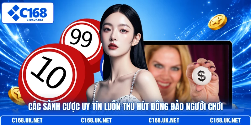 Các sảnh cược uy tín luôn thu hút đông đảo người chơi