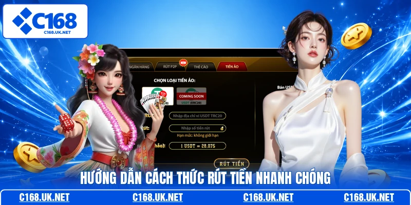 Hướng dẫn cách thức rút tiền nhanh chóng