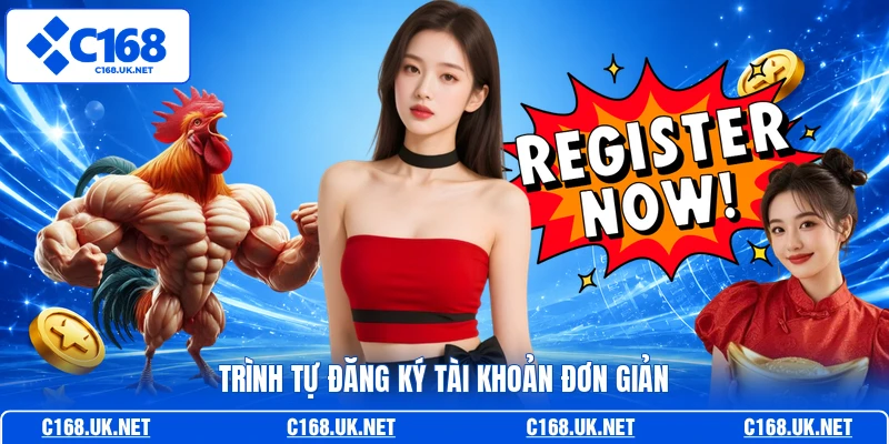 Trình tự đăng ký tài khoản đơn giản